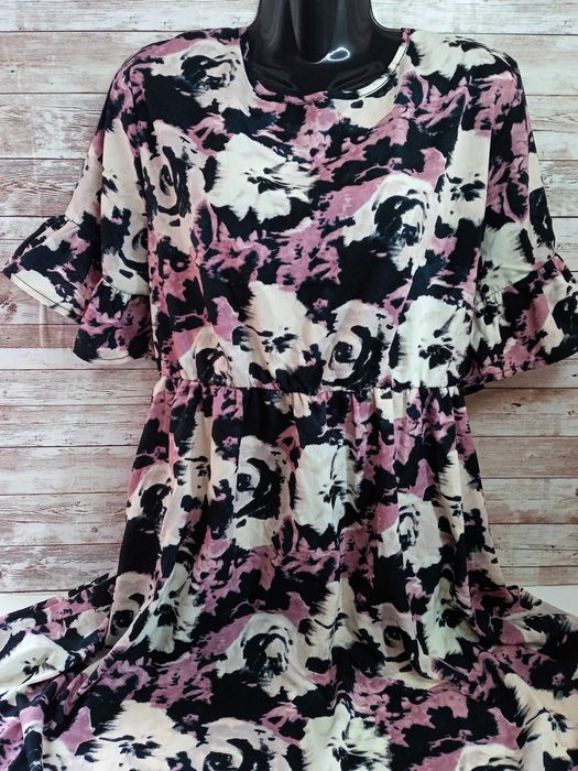 Сукня міді Boohoo з абстрактним принтом розмір L - XL