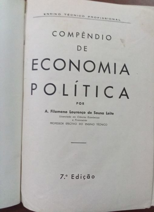 Compêndio de Economia Política - 1955