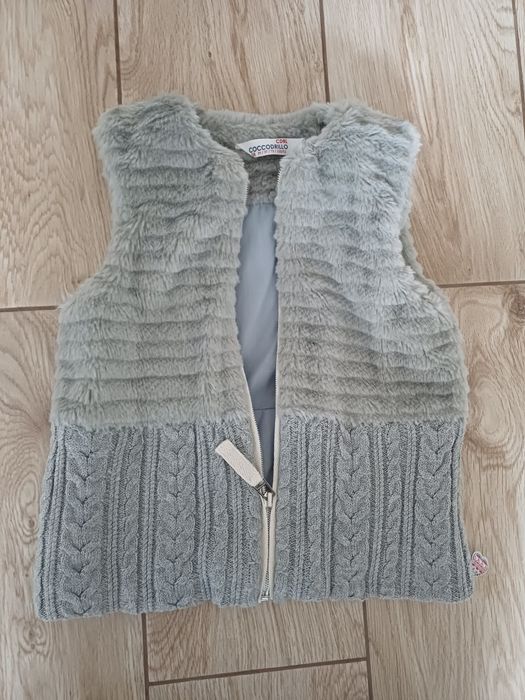 Kamizelka, bezrękawnik 98, 104 miś, Cocodrillo