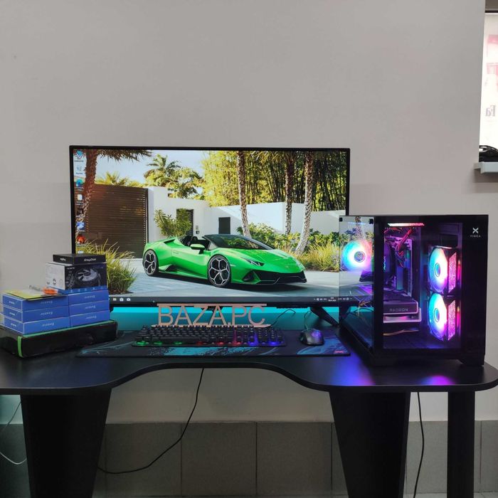 Компютер Новый Ryzen 5 5500, 16GB DDR4, XFX RX 6700xt 12GB, SSD 512GB