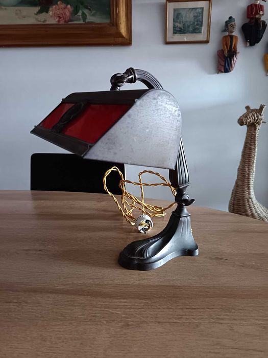 Candeeiro de Banqueiro ou de Piano - Art Déco - Anos 20 - Funcional e Original
