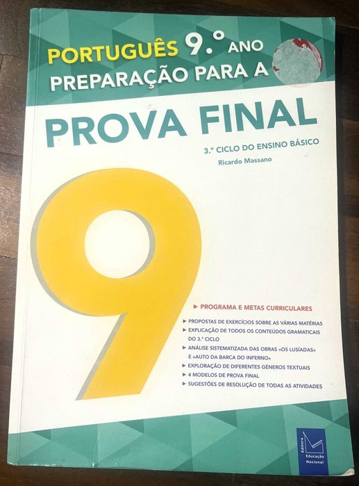 Livros Escolares atuais do 9º Ano