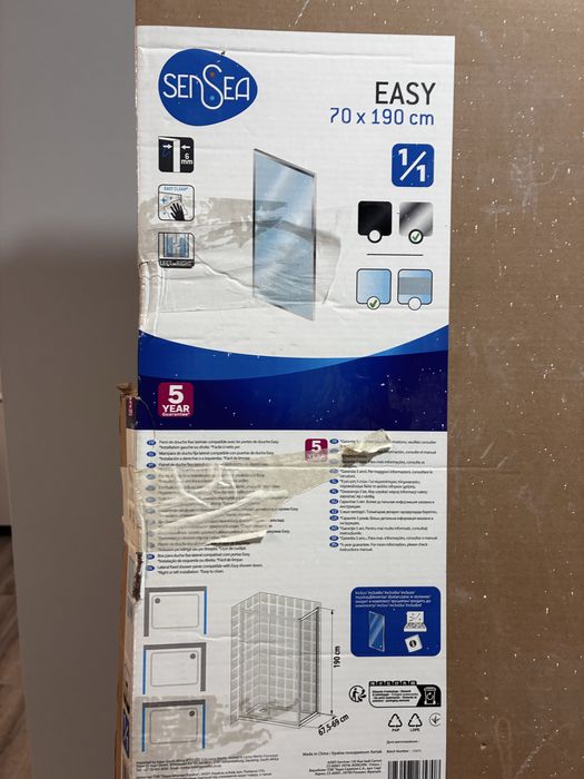 Painel duche sensea easy 70x190