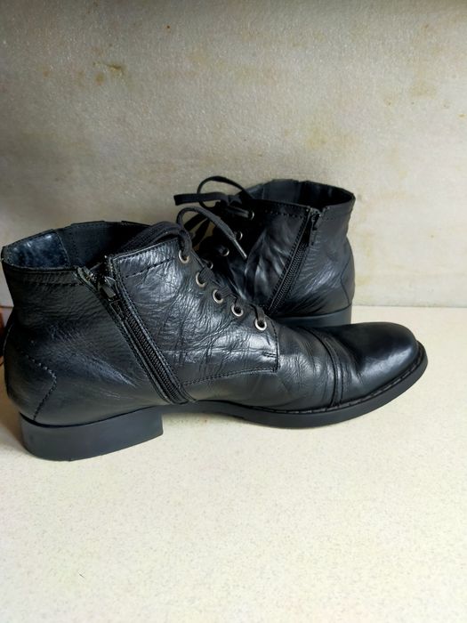Buty zimowe sztyblety kozaki trzewiki skórzane Lasocki For Men 42/43