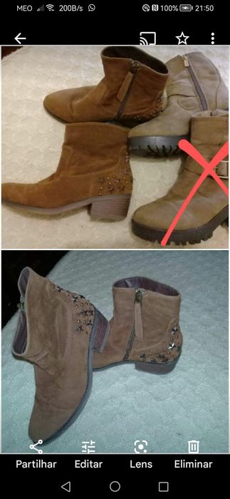 Sandálias. Sapatos. Botas. Tamanho 35,36.nho