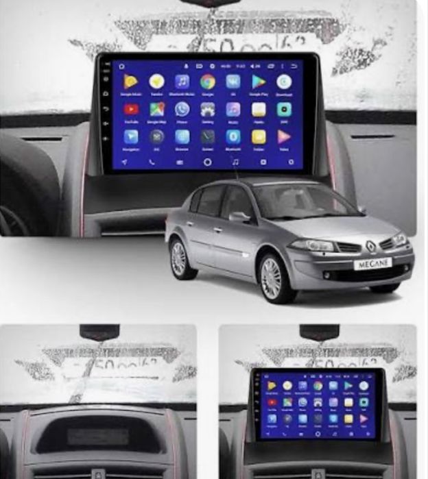Магнитола андроид для Renault Megan 2, Megan 3 android 2/64, 4/64 carplay 4G