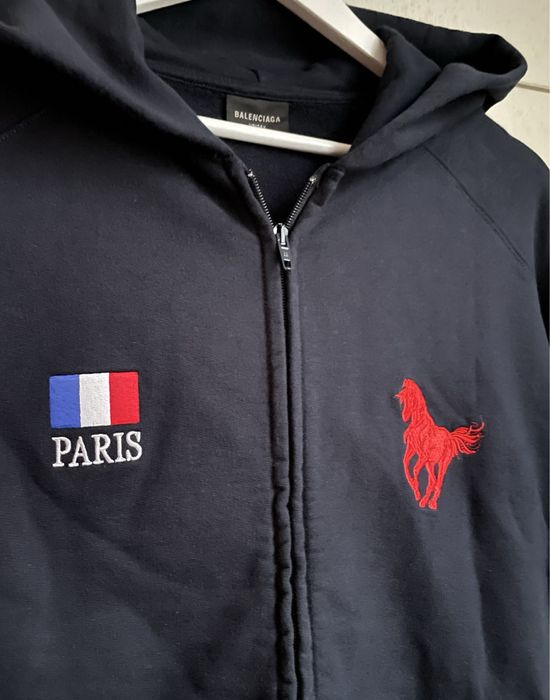 Balenciaga Paris 22 polo zip-hoodie зипка: 5 800 грн. - Худи
