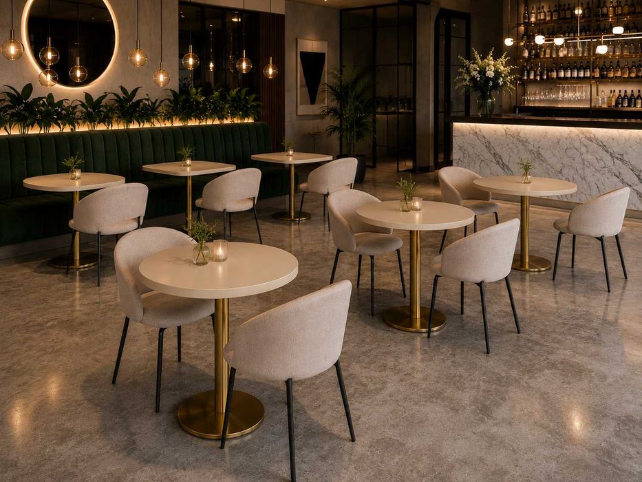 Stolik, stół do jadalni, restauracji, lokalu fi 60 - PRODUCENT - 5 lat gwarancji