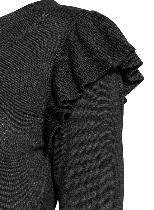 Святкове плаття для вагітних H&m трикотажне чорного кольору