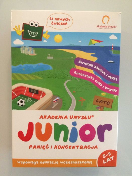 Akademia Umysłu Junior Pamięć i Koncentracja Lato super