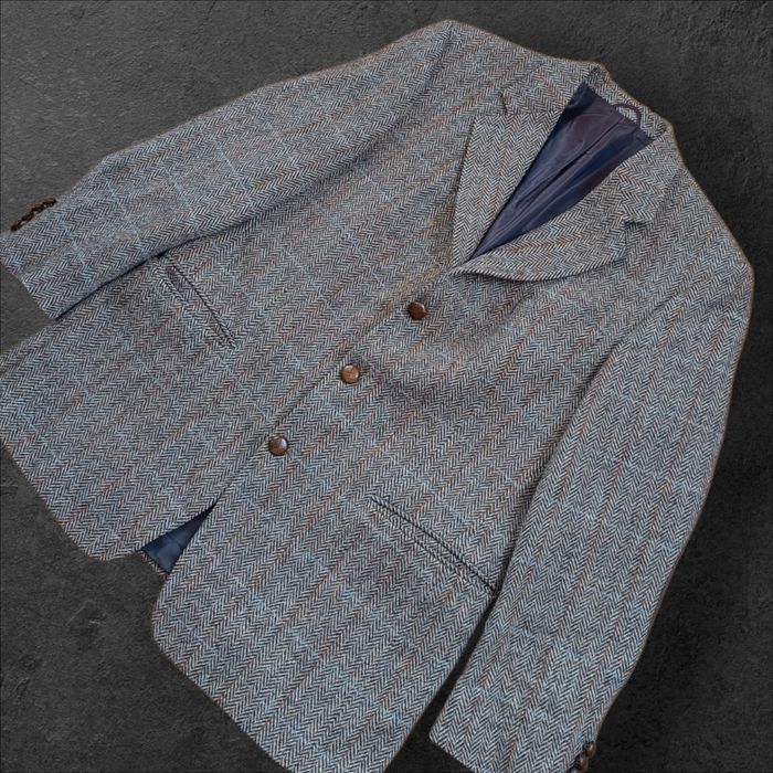 Marynarka Harris Tweed Wełniana Premium McNeal Męska L/XL