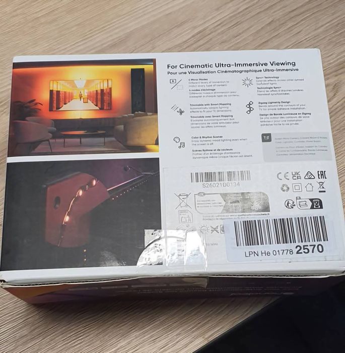 zestaw podświetlenia telewizora Nanoleaf 4D