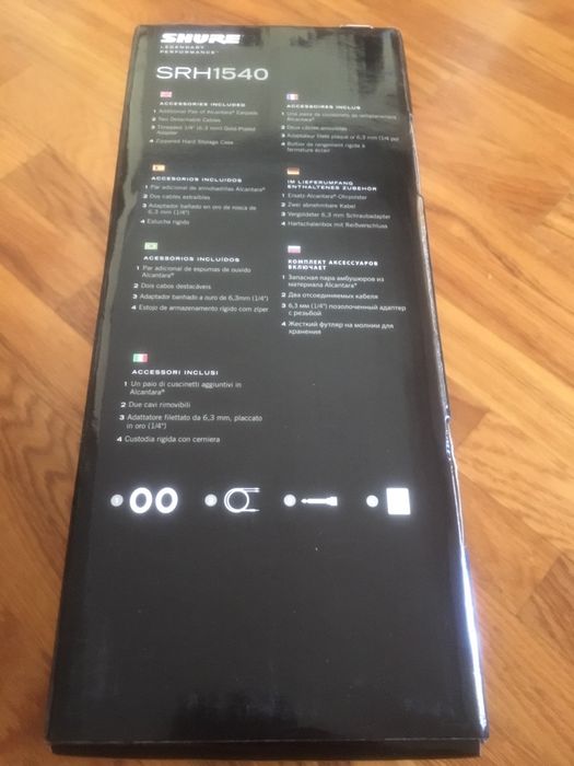 Премиум наушники SHURE SRH1540. Новые!