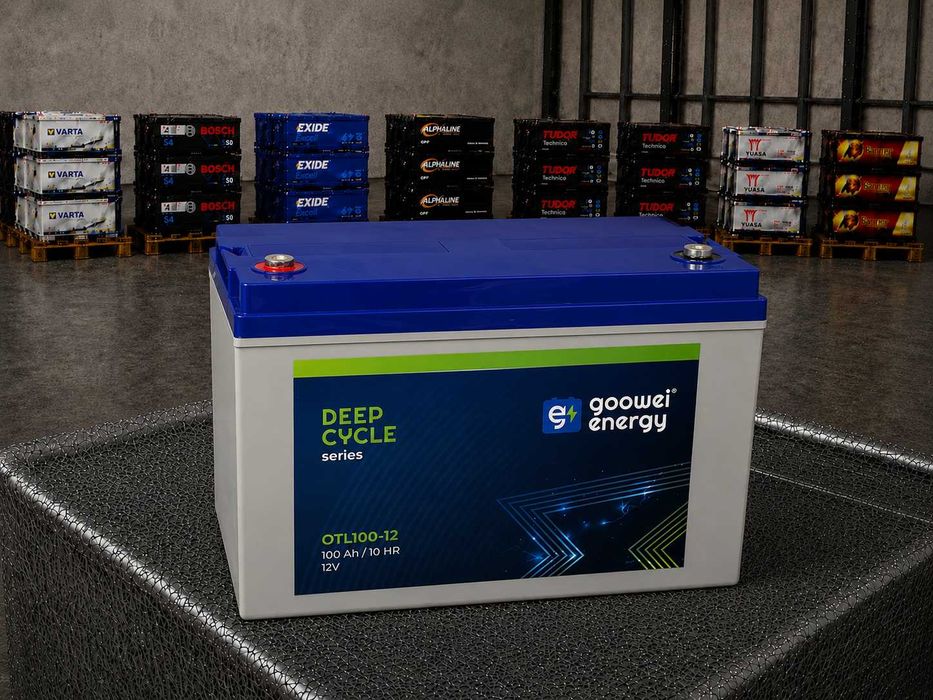 Тяговий (гелевий) акумулятор батарея GOOWEI ENERGY OTL100-12, 100Ah, 12V, 8595669501040