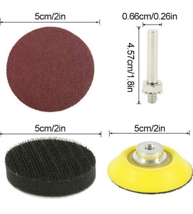 Papier ścierny 130sztuk