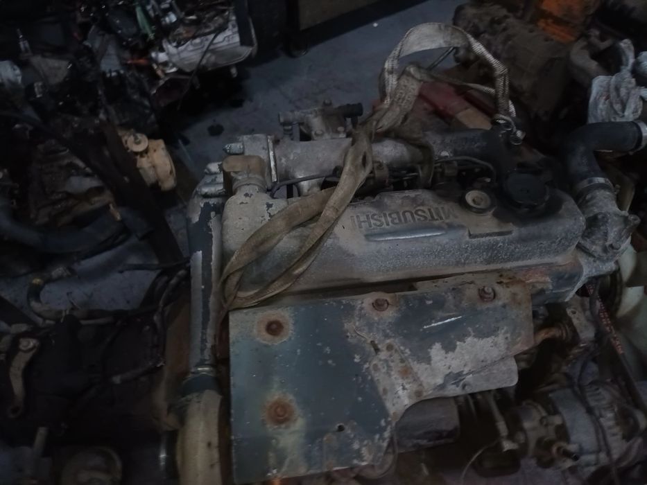 Motor e caixa mitsubishi canter fe 444 ref. 4D31