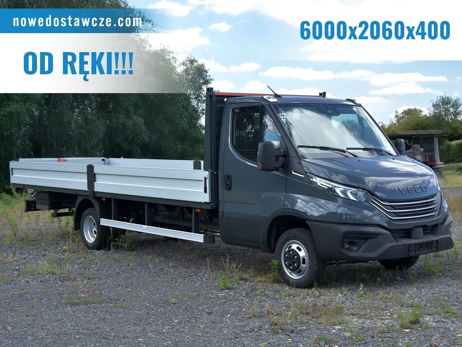 Iveco Daily 50C18 Skrzynia otwarta 6,1m do 3,5t skrzynka platforma  6000x2060x400mm | Skrzynia otwarta | Platforma | DMC 3.5t | Doka