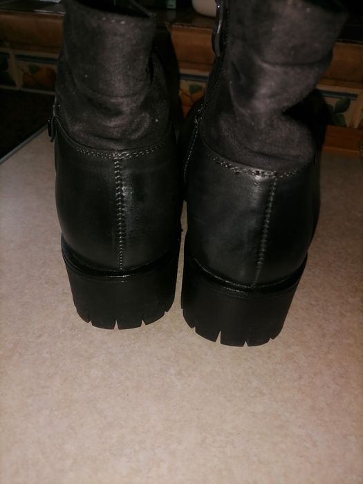 Buty na grubej podeszwie