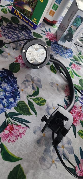 Luminária para aquário marinho ou água doce, plantas, refúgio 18W