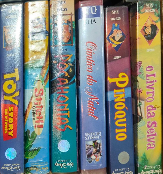 Lote Vhs Infantil 2 - Ver lista Abaixo - PROMOÇÂO 1 €