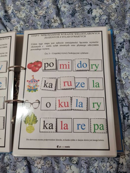 Segregator Czytanie sylabami