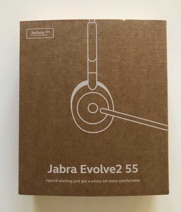 Auscultadores / Headset Profissional Jabra Evolve2 55 Wireless + Adaptador USB-C  [NOVO]
