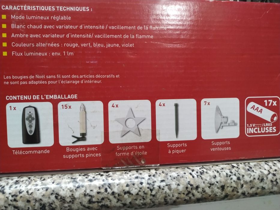 Leds cor de vela e RGB SEM PILHAS  CUSTOU NO LIDL 24,99€