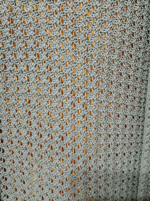 Sweterek narzutka płaszczyk ażurkowy