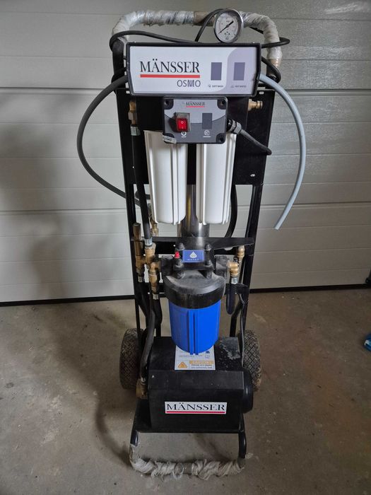 Profesjonalna myjka MÄNSSER OSMO  – woda demineralizowana, 8–12 bar