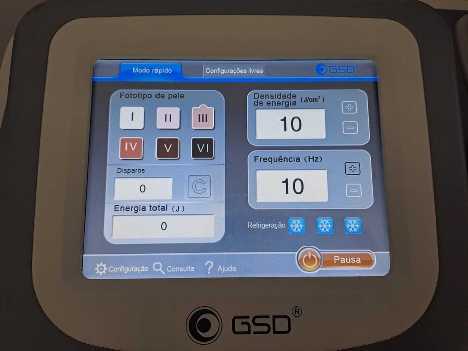 Máquina Depilação a Laser Power Pro - Laser de Diodo Portatil