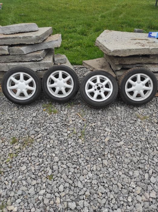Alufelgi vw 14" 4×100 nowe opony