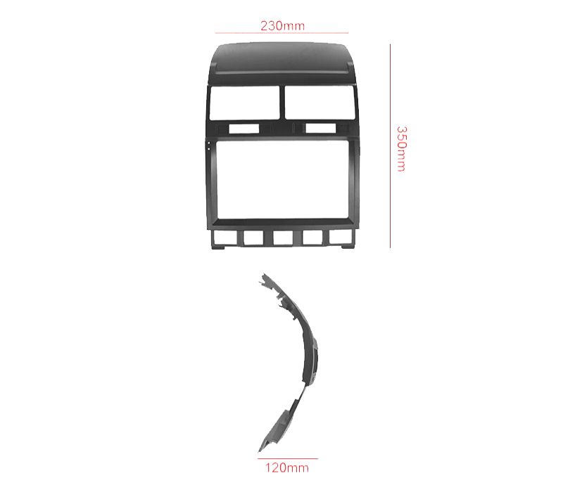 RÁDIO GPS 9'' ANDROID 13 VOLKSWAGEN TOUAREG 03-10 2 DIN 4GB+64GB