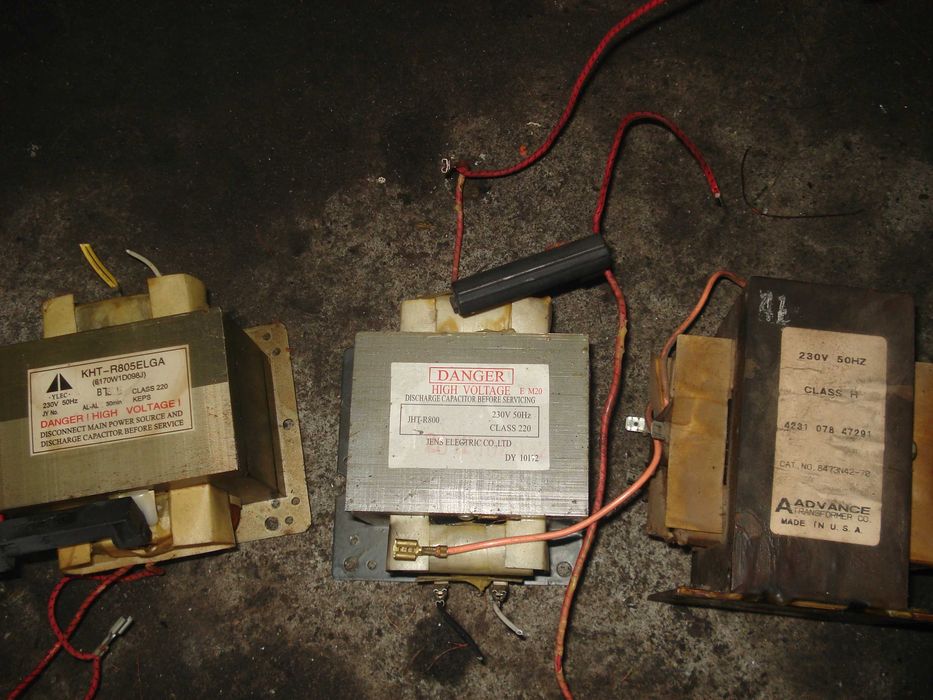 transformator mikrofalówki na zgrzewarkę