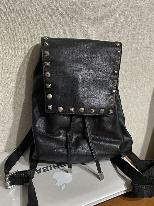 Шкіряний рюкзак середній розмір