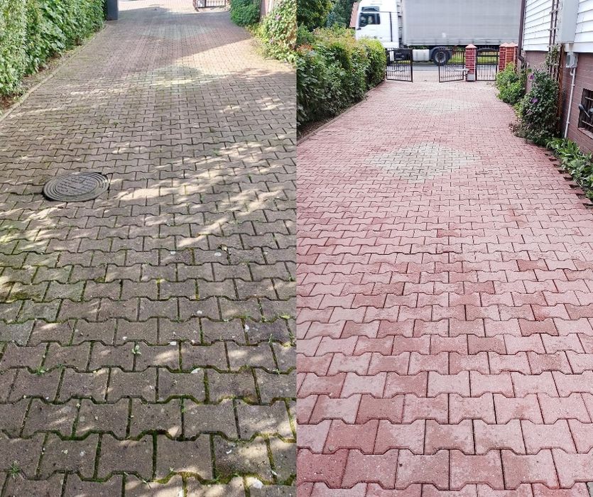 Mycie kostki Stargard Mycie elewacji Stargard Usuwanie graffiti