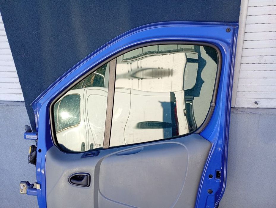 drzwi przednie prawe przód szyba czarne opel vivaro a trafic ii primas