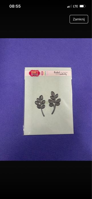 Wykrojnik do scrapbookingu liście