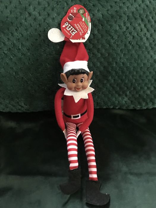 Mulat elf on the shelf wyjatkowy ciemno skory psotnik prankster nowy