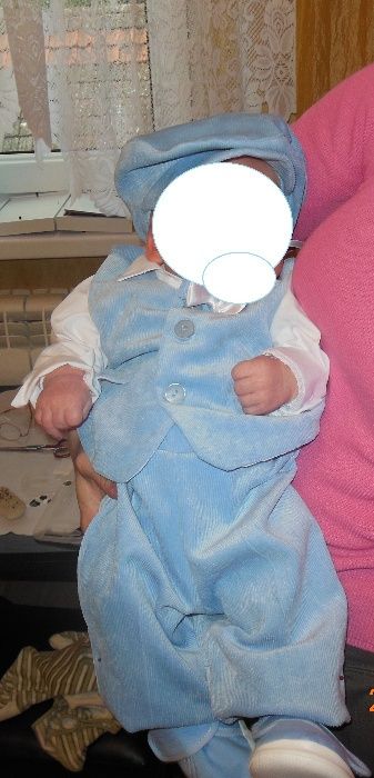 Garniturek na chrzest