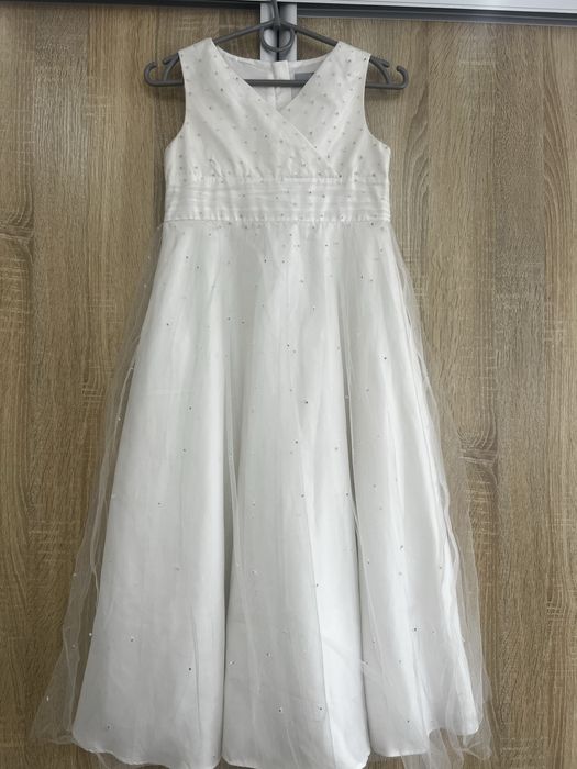 Платтячко біленьке на дівчинку 8-10р.