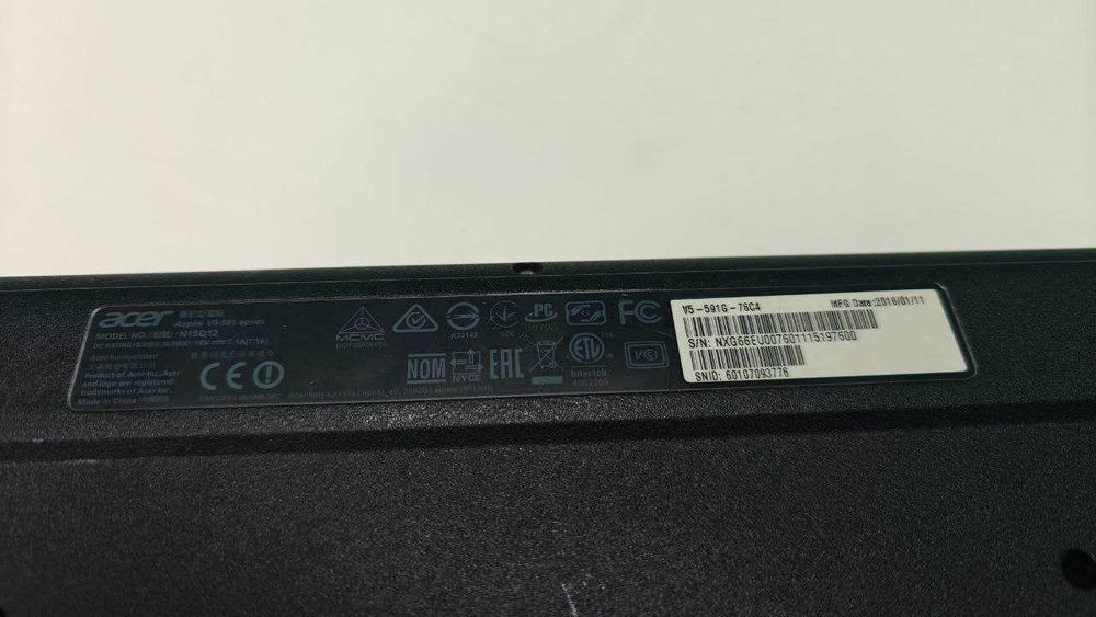 Acer V5-591 | i7-6700HQ | 16 GB RAM | [SSD/HDD] | ноутбук