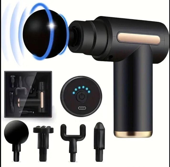 •АКЦІЯ• Масажер для тіла з насадками | Massage gun