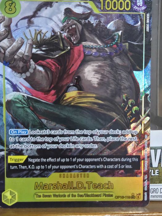 Cartas one piece tcg