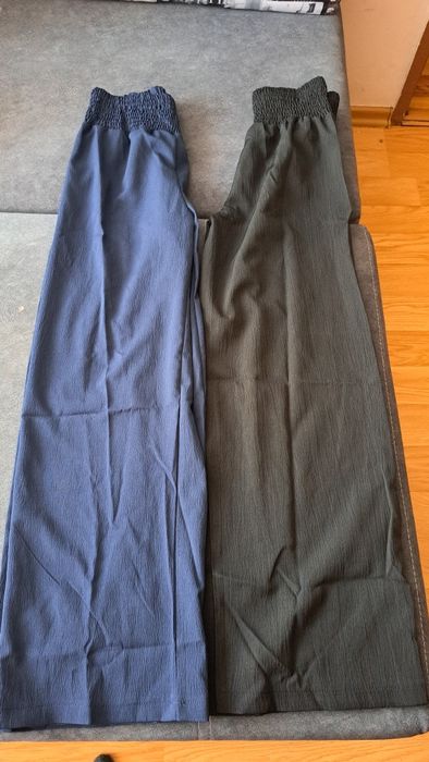 Spodnie Damskie z wysokim stanem  z szeroką nogawką  roz.S/36 Nowe