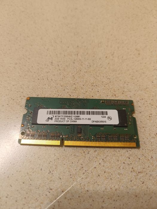 ОЗУ 2 ГБ для ноутбука оперативная память Mikron DDR3-1333 2 GB