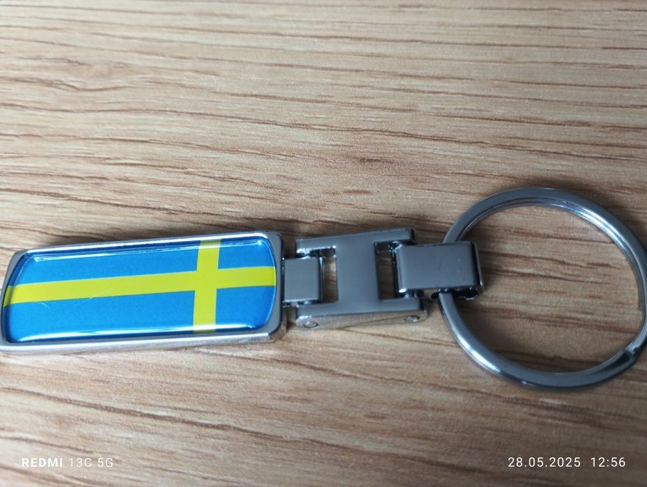 Brelok z flagą Szwecji