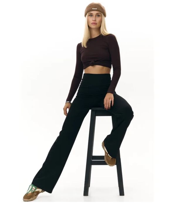 Штани кльош чорні