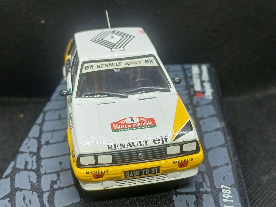 Miniatura  1/43 Renault 11 Turbo- J. Raganoti  Rally  de Portugal  1987
