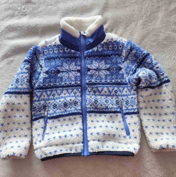 Дитяча флісова куртка Polo Ralph Lauren Fair Isle для дівчини