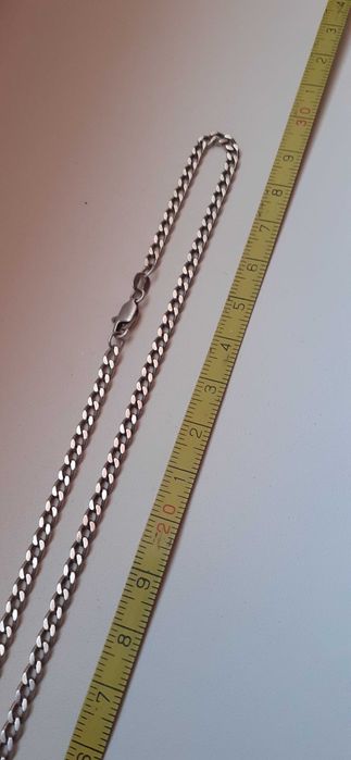 Łańcuszek dł. 51 cm z krzyżykiem srebro 925.